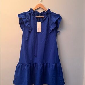 Amazon Women's Blue Midi Dress